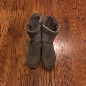 Grey Wedge Uggs